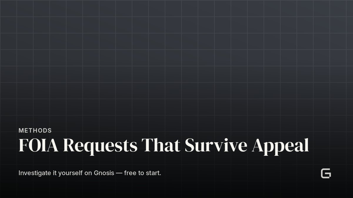 FOIA Requests That Survive Appeal