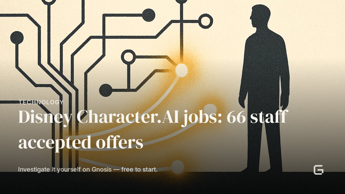 Disney Character.AI jobs: 66 staff accepted offers