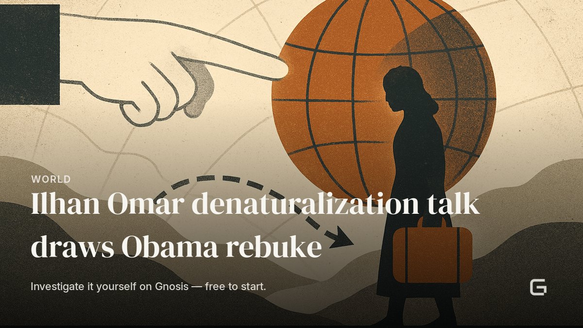 Ilhan Omar denaturalization talk draws Obama rebuke
